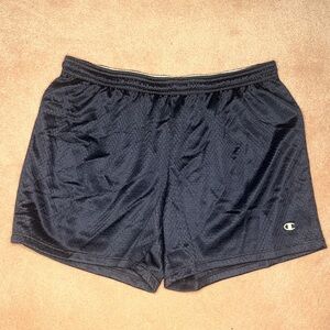 Champion Light Weight Jersey Material Style Basketball Shorts Navy Blue